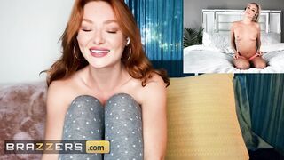 Brazzers - Lacy Lennon & Emma Hix Tape Chat to Catch up but the Talk Quickly Turns inside Cybersex