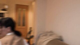 Japanese adorable 18 cunt with mouth with crazy sexy boobies blows cock deep. oriental Pounded and Cumshot vagina. Part one