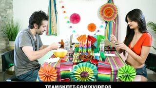 babe Mexican Girl Eliza Ibarra Celebrates Cinco De Mayo With Lucky Stud