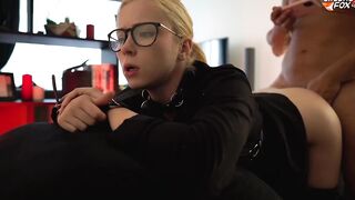 Bae sluts Gagged had Passionate Sex and Deep Sucking Off Cock