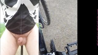 Radfahren ohne Hose