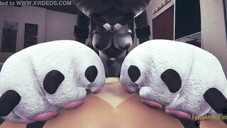 Furry Animated - pov Fox x Kittycat bj and screwed