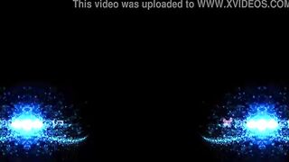 Solo ginger goddess, Ornela Morgan is masturbating, into VR