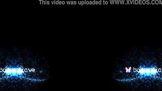 Solo ginger goddess, Ornela Morgan is masturbating, into VR