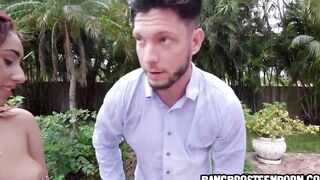 Cutie barely legal masturbates and catches a bro spying on her