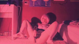 Beauty catgirl Ram ride a african toy until squirt - Cosplay SpookyBoogie