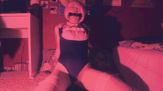 Beauty catgirl Ram ride a african toy until squirt - Cosplay SpookyBoogie