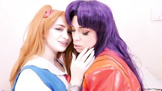 Asuka and Misato want jizzed