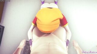 Dragon Ball Anime - point of view Pan boobjob, bj and nailed - animated manga japanese Anime Porn