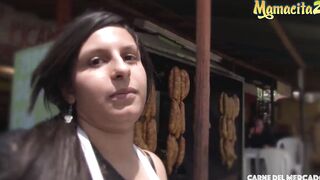 MAMACITAZ - #Ley Didi #Charles Gomez - Shy Long Butt Hispanic Gets Long Penis From Eager Daddy