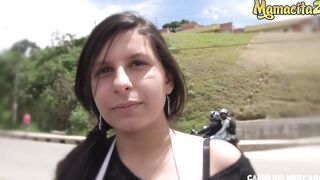 MAMACITAZ - #Ley Didi #Charles Gomez - Shy Long Butt Hispanic Gets Long Penis From Eager Daddy