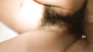 japanese amateur casting - bushy vagina and cummed