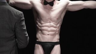 Gorgeous bearded jocks dominates athletic pale twink