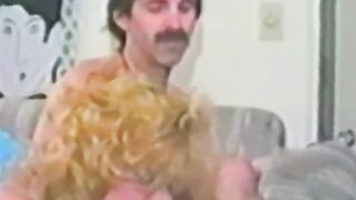 Blonde chick services a hairy dick and waits for cumshot
