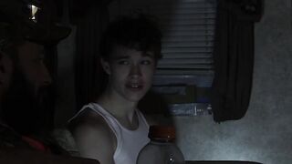 Redneck stepdad bare fucks his cute young stepson