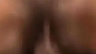 Busty amateur lady rides a cock and receives creampie