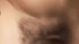 Busty amateur lady rides a cock and receives creampie