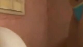 Busty amateur lady rides a cock and receives creampie