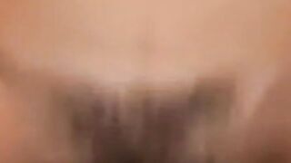 Busty amateur lady rides a cock and receives creampie