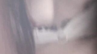 Hidden cam footage of Japanese babe jerking off