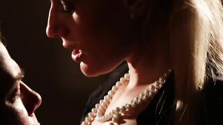 Classy babe slowly fucked after romantic foreplay