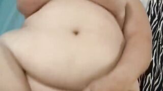 Plumper Buxom Bella's Long Breasts Bouncing While She's Riding
