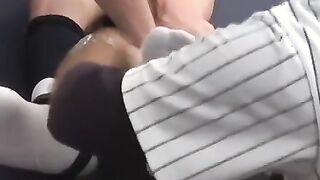 Davis gets humiliated by tickling his body and feet