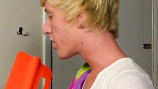 Jeremy is pissed at Dustin so he takes it out in his asshole