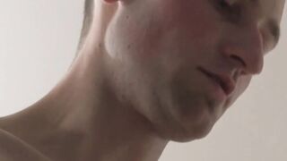 Bottom bitch licks feet and takes on two giant dicks at once