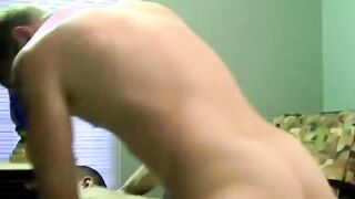 Amateurs Eric and Brian fucking each others assholes hard