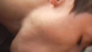 Young amateur gay barebacks his lover and makes him cum hard