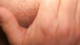 Naughty bear tugging cock and fiddling asshole solo