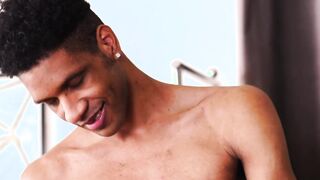 Bending over and allowing his ass hole to be pounded hard