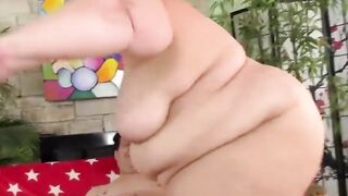 SSBBW Erin Green Takes Penis Between Her Titted Then Inside