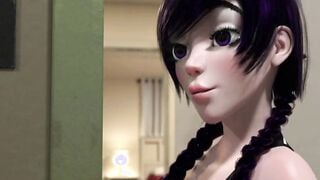 Huge FUTA Dasher Hooks Up Female Deliver
