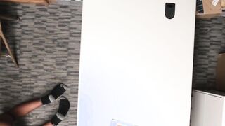 Young black hole demolished by white security officer