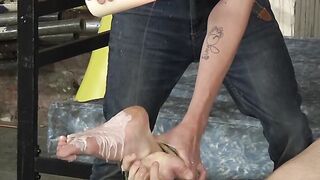 Two perverted freaks have kinky sex in one creepy dungeon