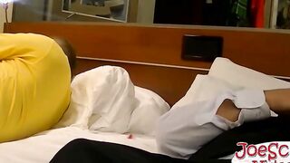 Horny amateurs exchanging blowjobs and fucking assholes