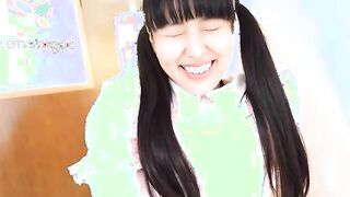 Ichika Matui dresses up and spreads her legs and finger bang her holes
