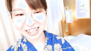 Momoko Azuma returns to our studios and wears a yakata to masturbate 2