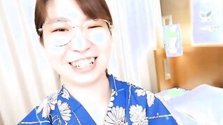 Momoko Azuma returns to our studios and wears a yakata to masturbate 2