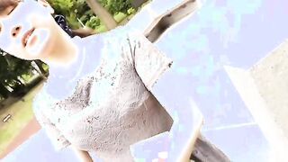 Japanese housewife Tomoko has gigantic melons