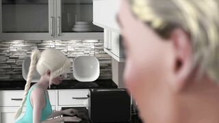 3D FUTANARI Wives Fuck After 3 Years