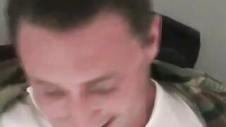Davis also gets restrained and tickled by three buddies