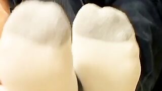 Blonde twink Casey Wood jerks off his dong while smoking