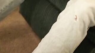 Aspiring rockstar passionately masturbates until cumming