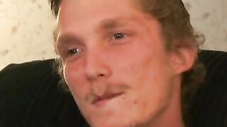 Aspiring rockstar passionately masturbates until cumming