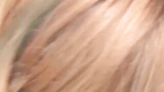 Japanese chick plays with her pussy while watching hot porn