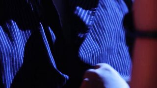 Sensual babe fucked and spunked in the moonlight