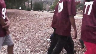 Whore & Teen Cheerleader Aliya Brynn Takes On A Gang Of Big Black Dicks